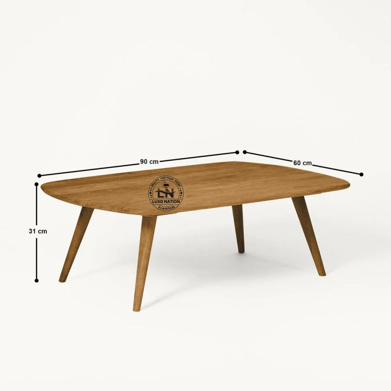 Luxo Nation SpaceWood Table – wooden center table with Timeless